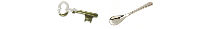 Clé et clef, cuiller et cuillère