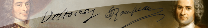 Voltaire et Rousseau, tout une histoire !