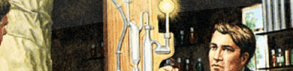 L'invention de la lampe électrique à incandescence