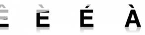 Majuscules accentuées