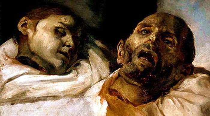 Têtes de suppliciés, Théodore Géricault