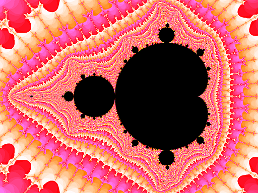 Ici, un zoom de plusieurs dizaines de millions tout à gauche de l'ensemble, au niveau du trait bleu «&nbsp;continu&nbsp;». 