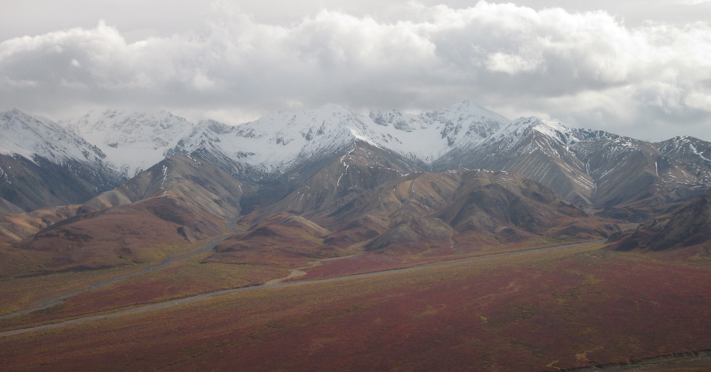 Paysage Alaska avant traitement