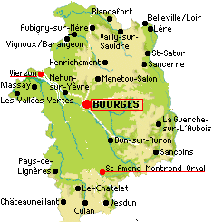 Carte du Cher