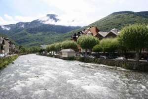 La Garonne à Bossost, Val d'Aran. 