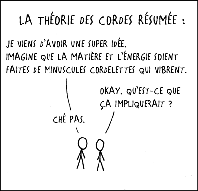 xkcd : La théorie des cordes xkcd : La théorie des cordes