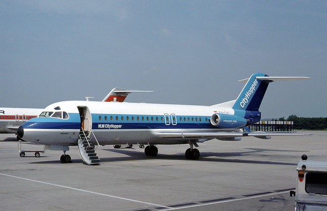 L'avion F-28&nbsp;de NLM impliqué dans la catastrophe