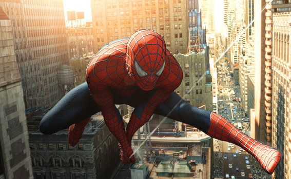 Spider-Man in action