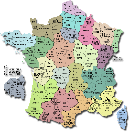 Carte de France