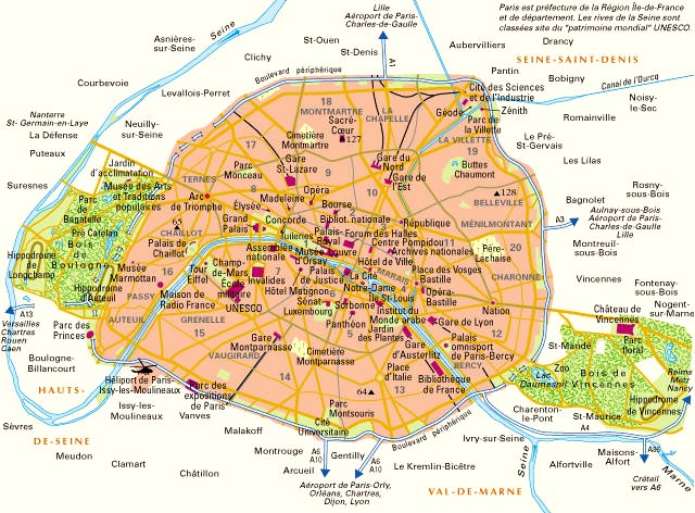 Carte de Paris