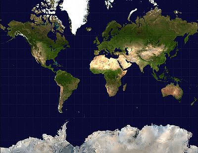 Projection de Mercator Projection de Mercator