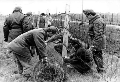 la construction du rideau de Fer