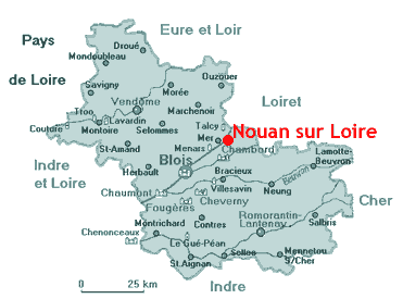 Carte du Loir-et-Cher