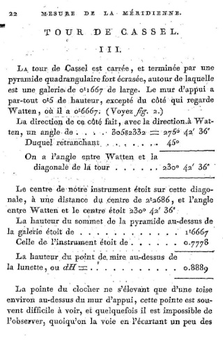 Description de la Tour de Cassel&hellip; 