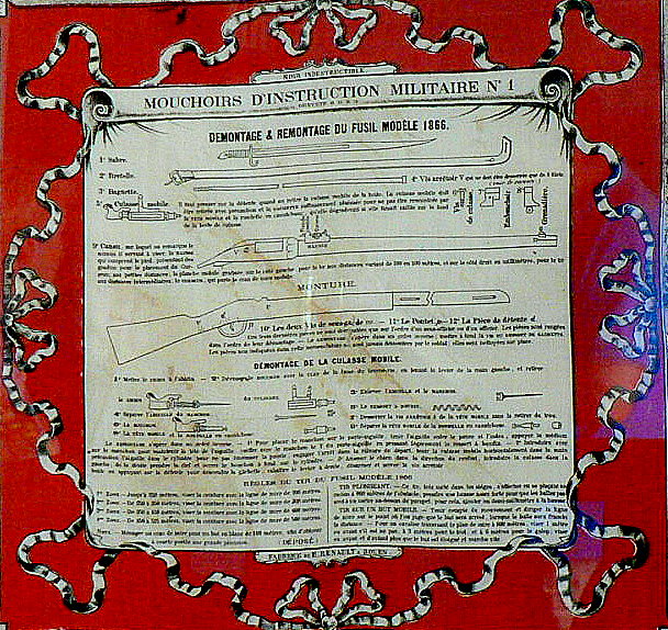 mouchoir d'instruction militaire