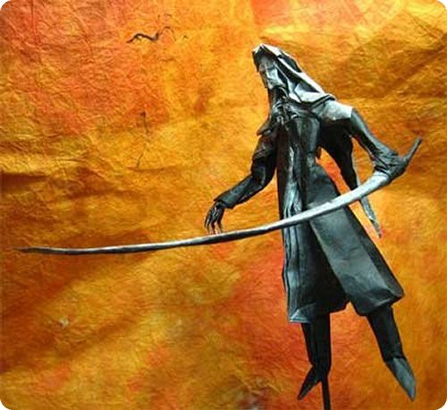 Samouraï en origami