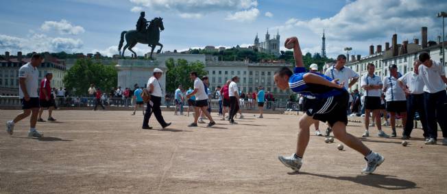 Boules lyonnaises à Bellecour
