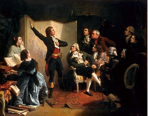 <em>Rouget de l'Isle chantant «&nbsp;La Marseillaise&nbsp;»</em>, tableau d'Isidore Pills