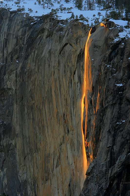 Chute de feu du Yosemite