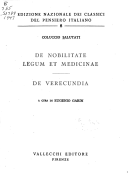 De nobilitate legum et medicine