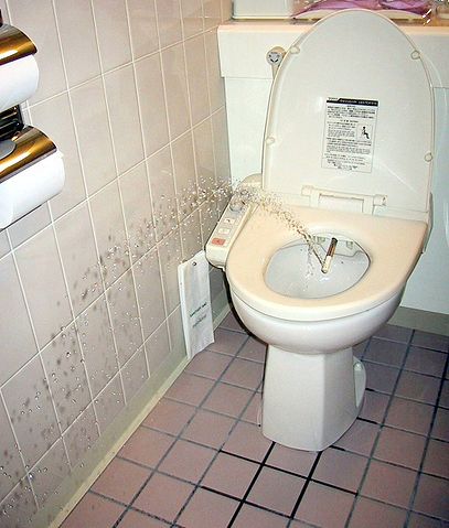 Toilette à jet