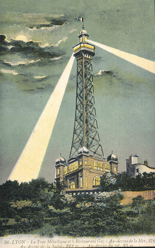 La tour métallique de Fourvière, Lyon