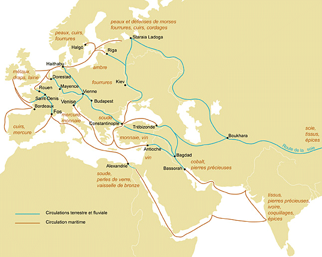 Les échanges commerciaux à longue distance